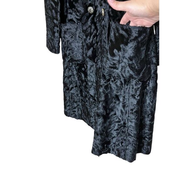 Vintage Rothschild 80s Velvet Double Breasted Coat‎ - Picture 4 of 10